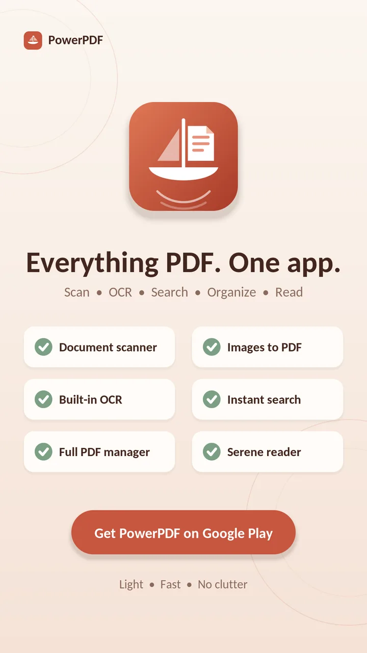 All Power PDF tools in one app